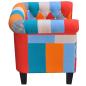 Preview: Sessel mit Patchwork-Design Stoff 