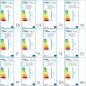 Preview: Deckenleuchte 2 Stk. Höhenverstellbar Halbkugelförmig Schwarz 