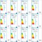 Preview: Deckenleuchte 2 Stk. Höhenverstellbar Halbkugelförmig Weiß