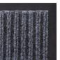 Preview: Fußmatte PVC Grau 90x150 cm 