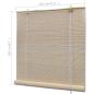 Preview: Bambusrollo Natur 120x160 cm