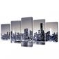 Preview: ARDEBO.de - Bilder Dekoration Set monochrome New York 100 x 50 cm