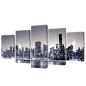 Preview: Bilder Dekoration Set monochrome New York 100 x 50 cm