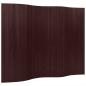 Preview: Raumteiler Bambus Dunkelbraun 250x165 cm