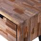 Preview: TV-Schrank mit 4 Schubladen Altholz Teak