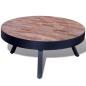 Preview: Couchtisch Rund Altholz Teak 