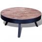Preview: Couchtisch Rund Altholz Teak 