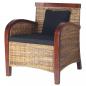 Preview: Sessel Rattan Handgeflochten 