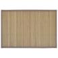 Preview: 6 Bambus-Platzdeckchen 30 x 45 cm Braun