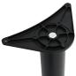 Preview: 4x höhenverstellbares Tischbein Schwarz 710 mm