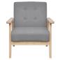 Preview: Sessel Hellgrau Stoff