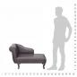 Preview: Chaiselongue Braun Kunstleder 