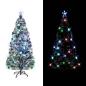 Preview: Weihnachtsbaum mit Beleuchtung und Ständer 210 cm Glasfaser