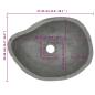 Preview: Waschbecken Flussstein Oval (37-46)x(29-36) cm