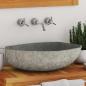 Preview: Waschbecken Flussstein Oval (45-53)x(34-41) cm  