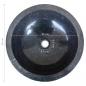 Preview: Waschbecken Marmor 40 cm Schwarz