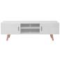 Preview: TV-Schrank MDF 150x35x48,5 cm Hochglanz-Weiß