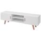 Preview: TV-Schrank MDF 150x35x48,5 cm Hochglanz-Weiß
