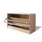 Preview: Schreibtisch mit Schublade und Schrank Eiche 100x40x73 cm