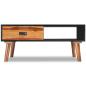 Preview: Couchtisch Akazienholz Massiv 90 x 50 x 40 cm