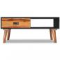 Preview: Couchtisch Akazienholz Massiv 90 x 50 x 40 cm