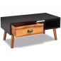 Preview: Couchtisch Akazienholz Massiv 90 x 50 x 40 cm