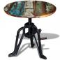 Preview: Beistelltisch Altholz Gusseisen 60x(42-63) cm