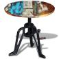 Preview: Beistelltisch Altholz Gusseisen 60x(42-63) cm
