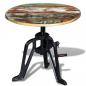 Preview: Beistelltisch Altholz Gusseisen 60x(42-63) cm