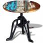 Preview: Beistelltisch Altholz Gusseisen 60x(42-63) cm