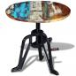 Preview: Beistelltisch Altholz Gusseisen 60x(42-63) cm