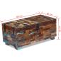 Preview: Couchtisch Truhe Altholz Massiv 80x40x35 cm