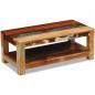 Preview: Couchtisch Altholz Massiv 90x45x35 cm