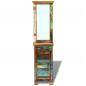 Preview: Garderobenspiegel Altholz 47x23x180 cm