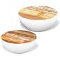 Preview: 2-tlg. Couchtisch-Set Schalenform Altholz Massiv