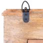 Preview: Badkommode mit Spiegel Massivholz Mango