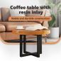 Preview: Couchtisch Teak Harz 60 cm