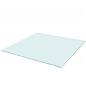 Preview: Tischplatte aus gehärtetem Glas quadratisch 700x700 mm