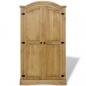 Preview: Kleiderschrank Mexiko-Stil Kiefernholz 2 Türen