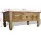 Preview: Couchtisch Mexiko-Stil Kiefernholz 100x55x44 cm