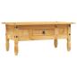 Preview: Couchtisch Mexiko-Stil Kiefernholz 100x55x44 cm