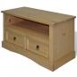 Preview: TV-Schrank Mexiko-Stil Kiefernholz 91x43x56 cm