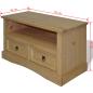 Preview: TV-Schrank Mexiko-Stil Kiefernholz 91x43x56 cm
