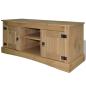 Preview: TV-Schrank Mexiko-Stil Kiefernholz 120x40x52 cm
