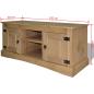 Preview: TV-Schrank Mexiko-Stil Kiefernholz 120x40x52 cm