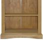 Preview: Bücherschrank 4 Fächer Mexiko-Stil Kiefernholz 81x29x150 cm
