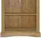 Preview: Bücherschrank 4 Fächer Mexiko-Stil Kiefernholz 81x29x150 cm