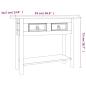 Preview: Konsolentisch im Mexiko-Stil Kiefer Massiv Corona 93x34,5x73 cm