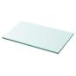 Preview: Regalboden Glas Transparent 30 cm x 15 cm