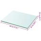 Preview: Regalboden Glas Transparent 30x25 cm